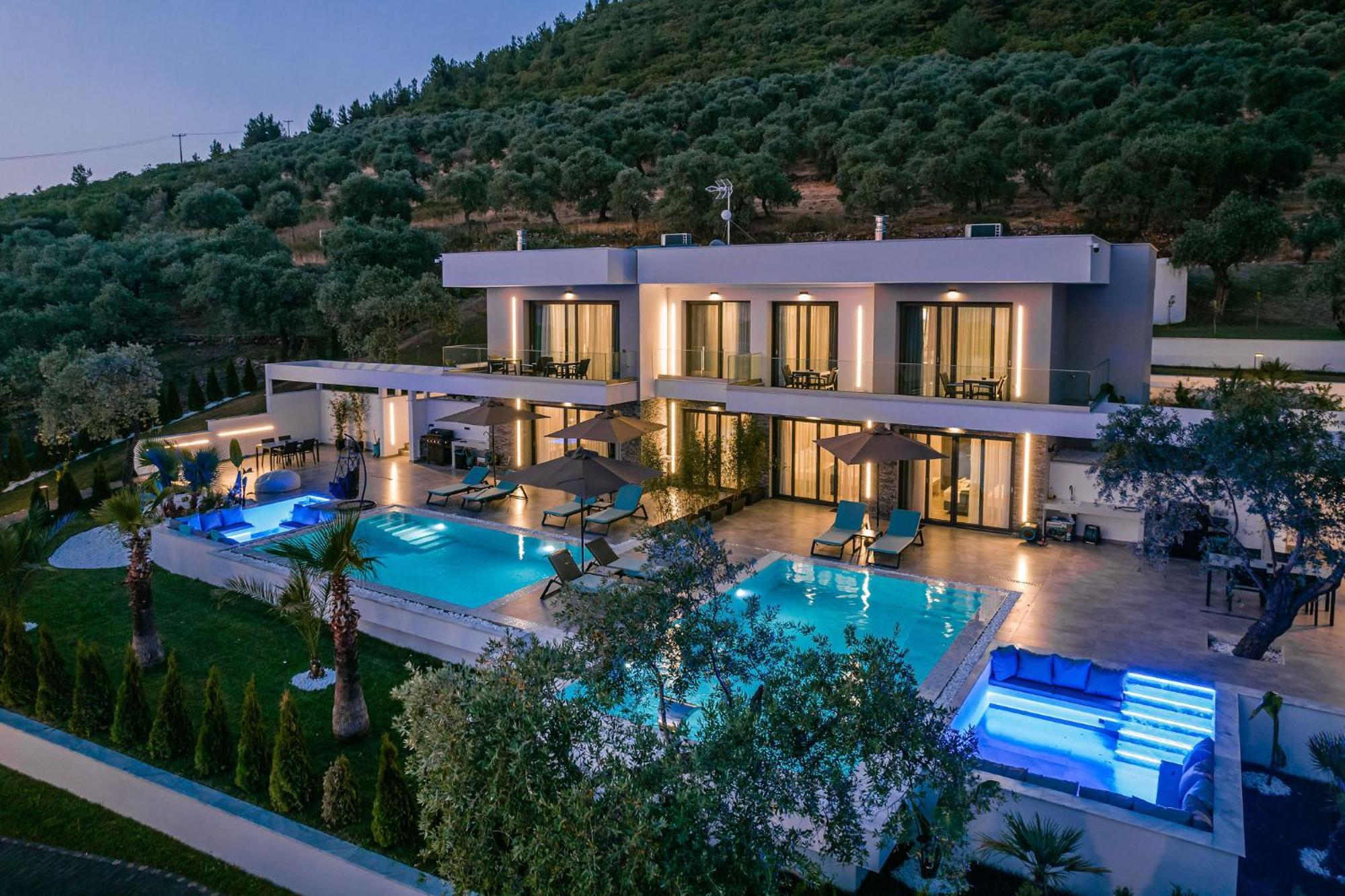 Nooa Villas Skala Rachoni  Ngoại thất bức ảnh